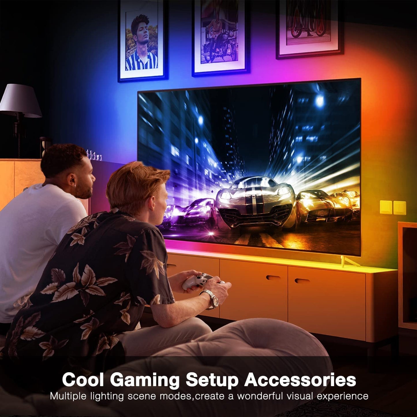 Smart Wifi Led Lights 100Ft, Tuya App Controlled Led Strip Lights, Work with Alexa and Google Assistant, Timer Schedule, Color Changing Led Lights for Bedroom Party Kitchen