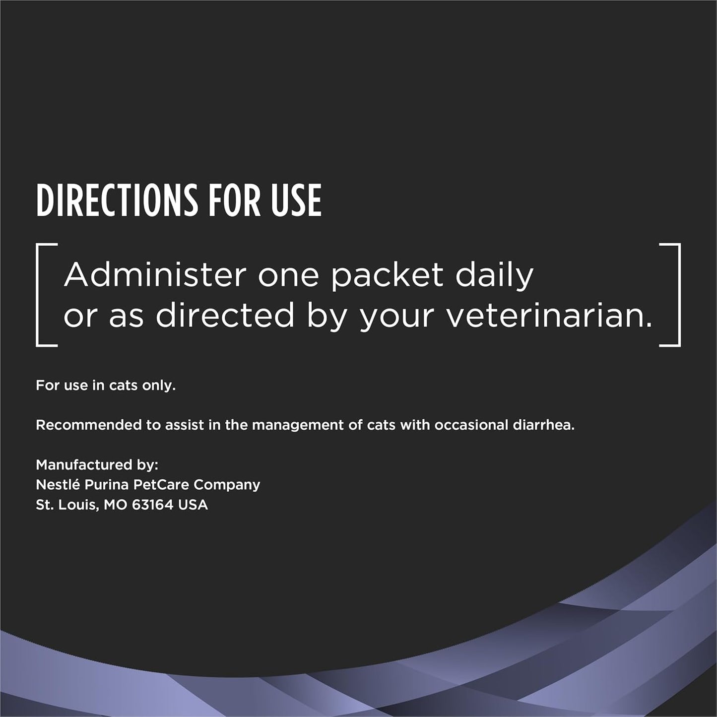 Purina Pro Plan Veterinary Supplements Fortiflora Cat Probiotic Supplement for Cats with Diarrhea - 30 Ct. Box